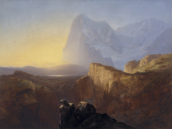 Александр Калам. Великий Эйгер. 1844 год Александр Калам. Великий Эйгер. 1844 год